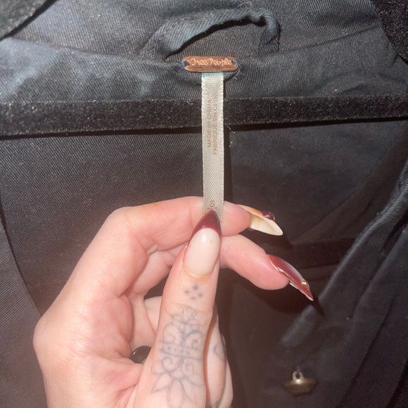 *SOLD* Free People Ruffles Romance military style jacket vintage - Picture 5 of 5